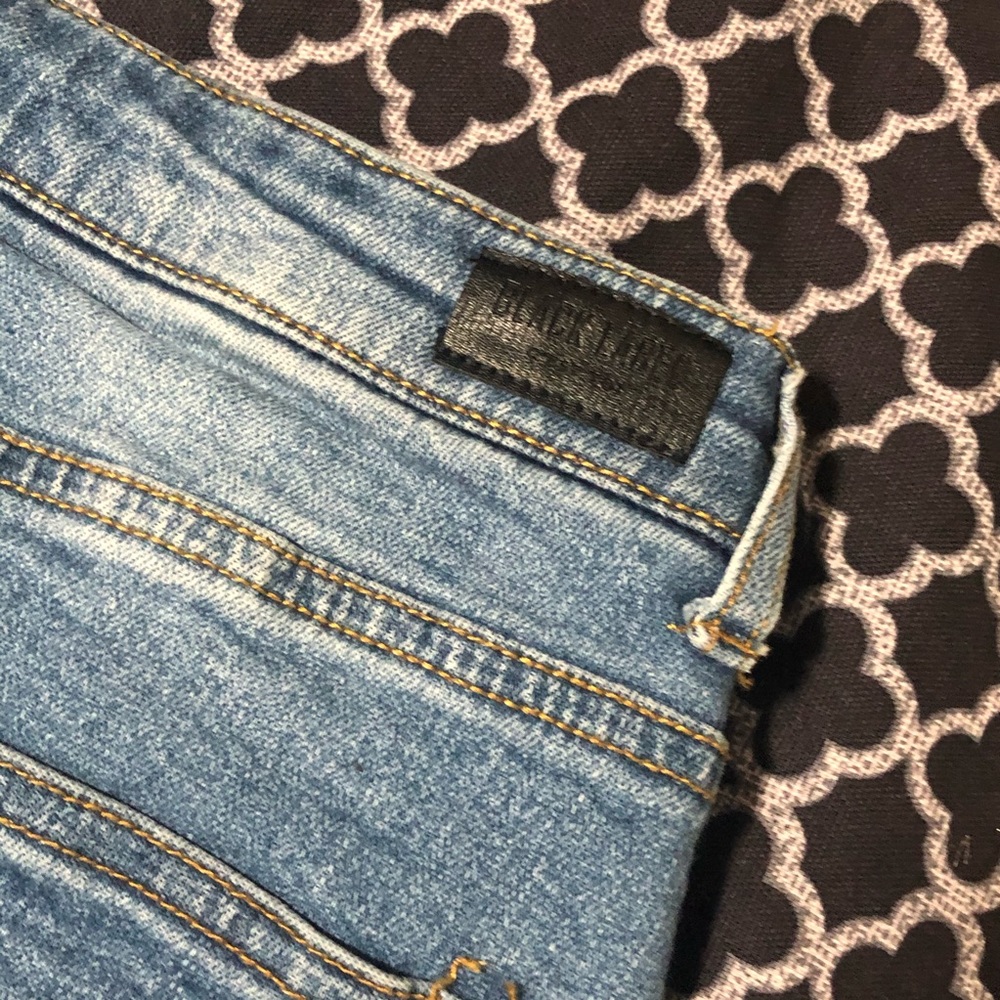 C'est Toi Black Label Skirt Denim Mini Distressed - Picture 2 of 6
